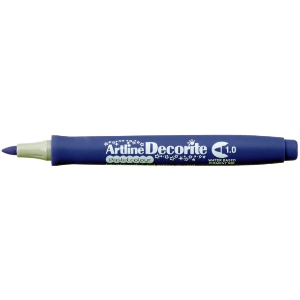Artline Decorite brush - brste Spids - 1,0 mm - pastel Purple