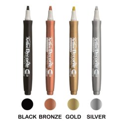 Artline Decorite - chisel Spids - 3,0 mm - Modern metallic - st med 4 farver