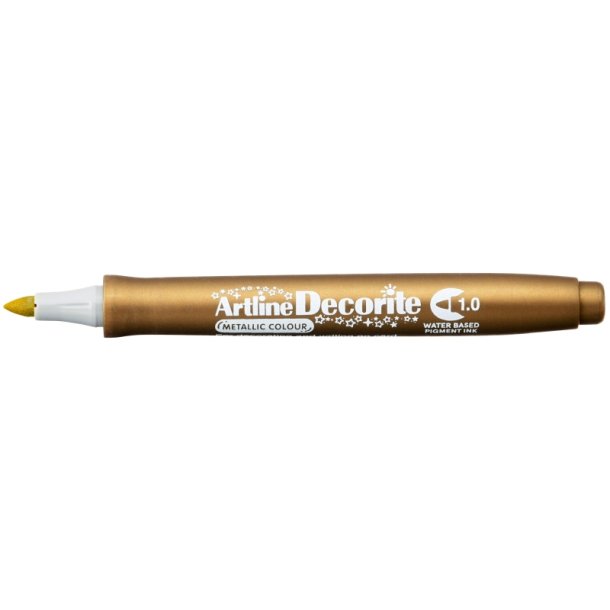 Artline Decorite brush - brste Spids - 1,0 mm - gold