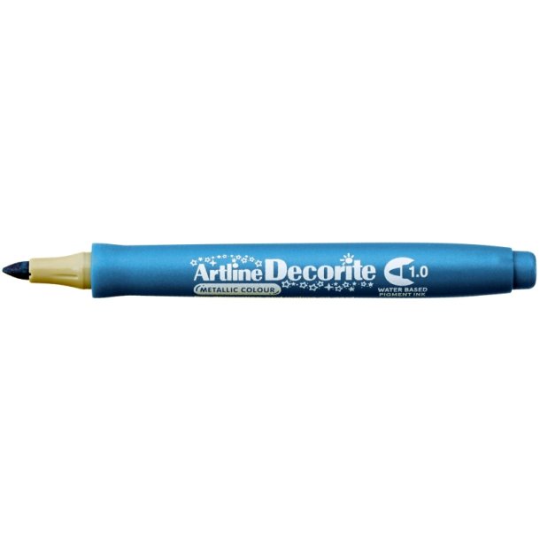 Artline Decorite brush - brste Spids - 1,0 mm - metallic Bl