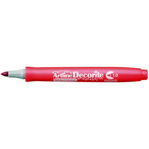 Artline Decorite brush - brste Spids - 1,0 mm - metallic pink