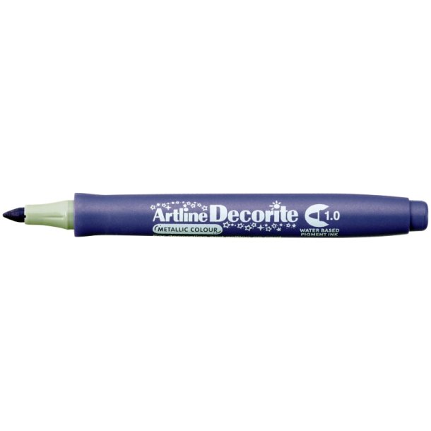 Artline Decorite brush - brste Spids - 1,0 mm - metallic Purple