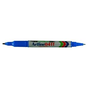 Artline permanent marker 041T - rund Spids - 2-i-1 - 0,4 + 1,0 mm - 2-i-1 - bl�