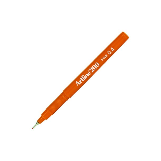 Artline Fineliner 200 - forstrket fiber Spids - 0,4 mm - orange