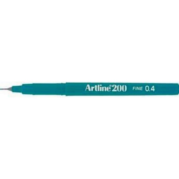 Artline Fineliner 200 - forstrket fiber Spids - 0,4 mm - turkis