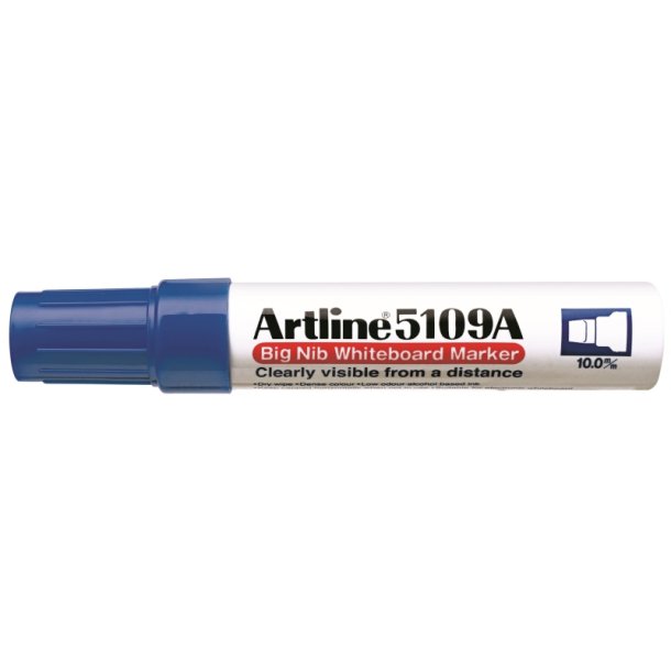 Artline whiteboard marker BIG bl� - 10 mm skr� spids