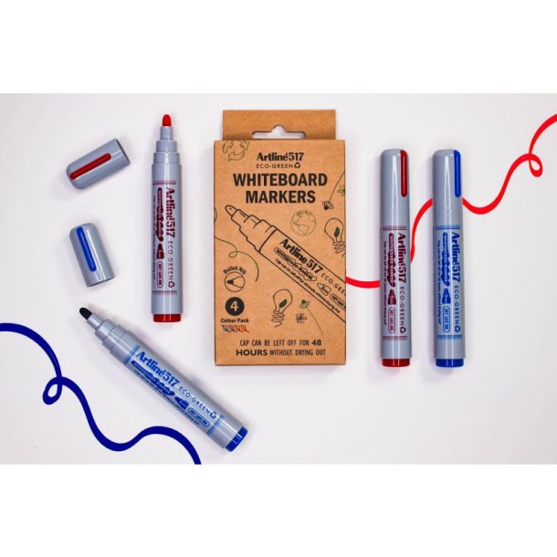 Artline whiteboard marker ECO-GREEN 4-s�t - 3,0 mm