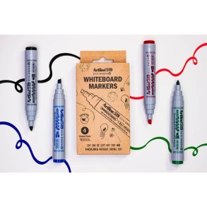 Artline whiteboard marker ECO-GREEN 4-s�t - skr� spids