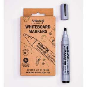 Artline whiteboard marker ECO-GREEN 4-s�t - skr� spids