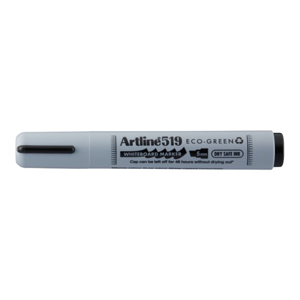 Artline whiteboard marker ECO-GREEN sort - skr� spids