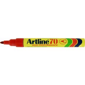 Artline permanent Marker 70 - rund Spids - 1,5 mm - r�d