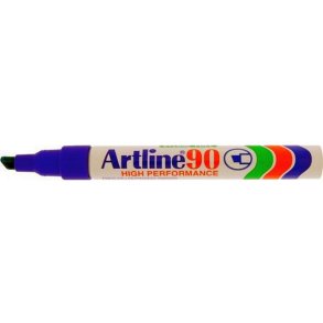 Artline permanent marker 90 - skr� chisel Spids - 2,0-5,0 mm - bl�