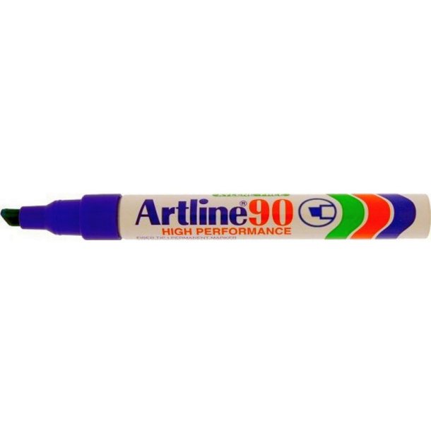 Artline permanent marker 90 - skr chisel Spids - 2,0-5,0 mm - bl