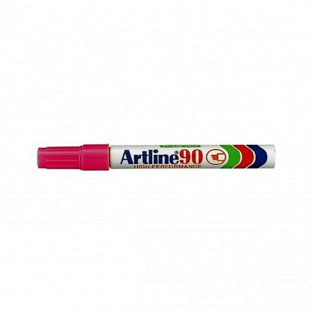 Artline permanent marker 90 - skr chisel Spids - 2,0-5,0 mm - pink