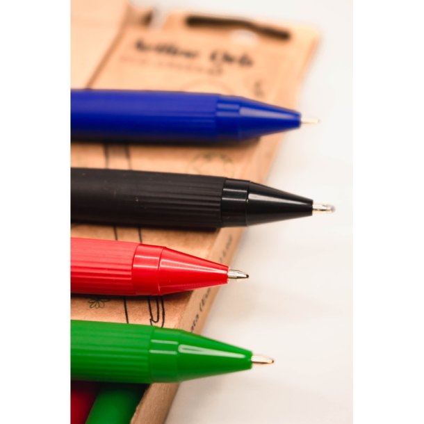 Artline Orb Eco-Green Kuglepen 1,0mm sort, gr�n, r�d og bl�
