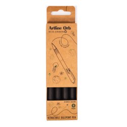 Artline Orb Eco-Green Kuglepen - 1,0mm - 4 sorte
