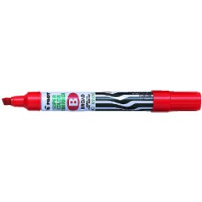 Pilot permanent Marker - Super Color - skr� spids - 2,5-4,5 mm - r�d