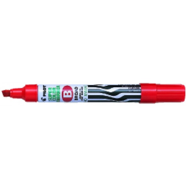 Pilot permanent Marker - Super Color - skr spids - 2,5-4,5 mm - rd