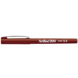 Artline 200 fineliner Drawing pen - 0,4mm brun pen