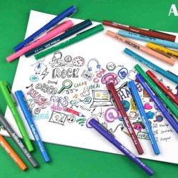 Artline 200 fineliner Drawing pen - 0,4mm sort pen