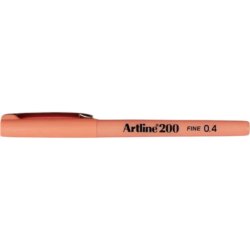 Artline 200 fineliner Drawing pen - 0,4mm abrikos pen