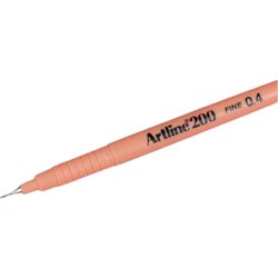 Artline 200 fineliner Drawing pen - 0,4mm abrikos pen