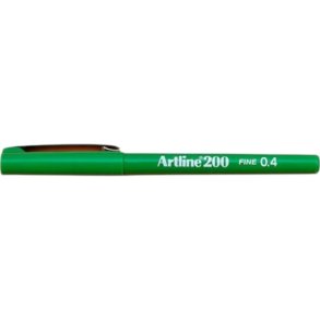 Artline 200 fineliner Drawing pen - 0,4mm grn pen