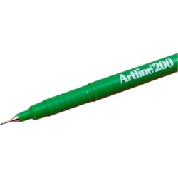 Artline 200 fineliner Drawing pen - 0,4mm grn pen