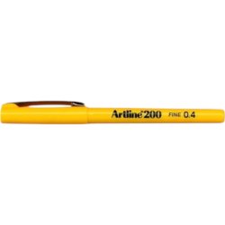 Artline 200 fineliner Drawing pen - 0,4mm gul pen