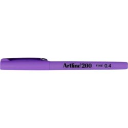 Artline 200 fineliner Drawing pen - 0,4mm lilla pen