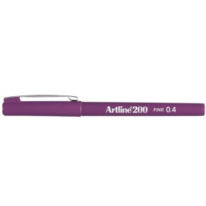 Artline 200 fineliner Drawing pen - 0,4mm magenta pen