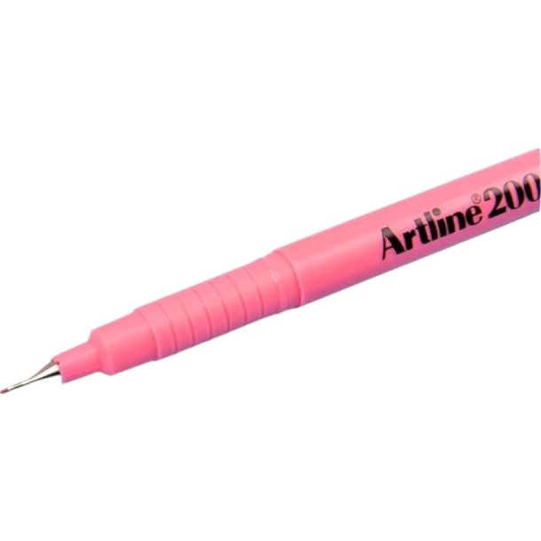 Artline 200 fineliner Drawing pen - 0,4mm Pink pen