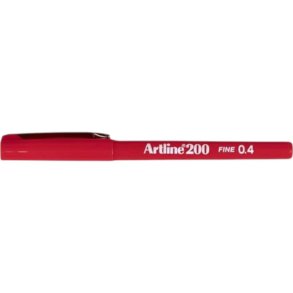 Artline 200 fineliner Drawing pen - 0,4mm rd pen
