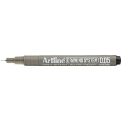 Artline 2305 fineliner drawing pen - 0,05mm sort teknisk tegnepen