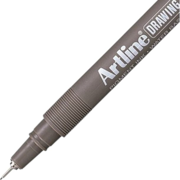 Artline 232 fineliner drawing pen - 0,2mm sort teknisk tegnepen