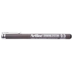 Artline 235 fineliner drawing pen - 0,5mm sort teknisk tegnepen