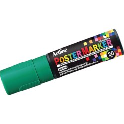 Artline Poster marker EPP-20 - 20mm flad Spids - fl grn marker