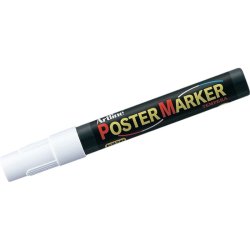 Artline Poster marker EPP-4 - 2mm rund spids - hvid marker