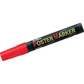 Artline Poster marker EPP-4 - 2mm rund Spids - rd marker