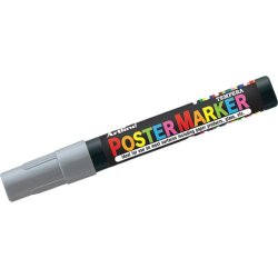 Artline Poster marker EPP-4 - 2mm rund spids - slv marker