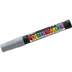 Artline Poster marker EPP-4 - 2mm rund spids - slv marker