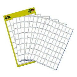 Avery etiketter - hvide p ark - 13,0mmx8,0mm - 384 etiketter - Permanent klbende