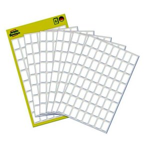 Avery etiketter - hvide p ark - 13,0mmx8,0mm - 384 etiketter - Permanent klbende