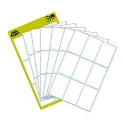 Avery etiketter - hvide p ark - 38,0mmx24,0mm - 63 etiketter - Permanent klbende