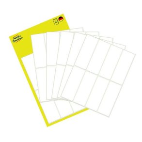 Avery etiketter - hvide p ark - 50,0mmx19,0mm - 48 etiketter - Permanent klbende