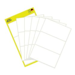 Avery etiketter - hvide p ark - 76,0mmx39,0mm - 18 etiketter - Permanent klbende