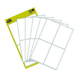 Avery etiketter - hvide p ark - 54,0mmx35,0mm - 24 etiketter - Permanent klbende