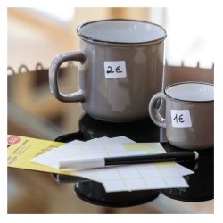 Avery etiketter - hvide p ark - 38,0mmx14,0mm - 928 etiketter - Permanent klbende