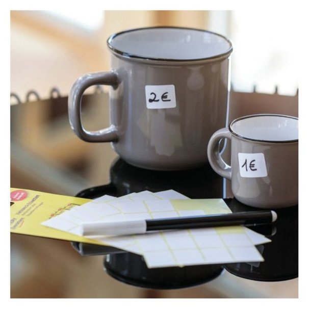 Avery etiketter - hvide p ark - 38,0mmx14,0mm - 928 etiketter - Permanent klbende