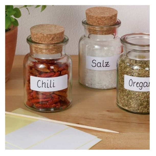 Avery etiketter - hvide p ark - 62,0mmx19,0mm - 392 etiketter - Permanent klbende